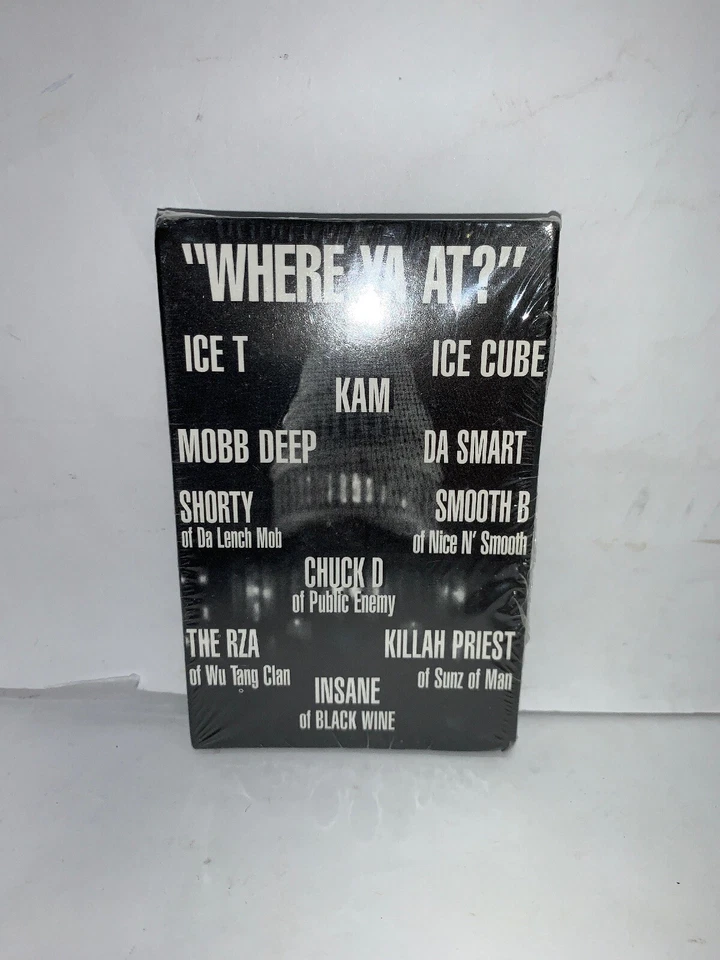 Where Ya At? 90s Hip Hop Cassette Tape Ice Cube Ice T Kam Chuck D Insane The Rza - Image 2 of 4