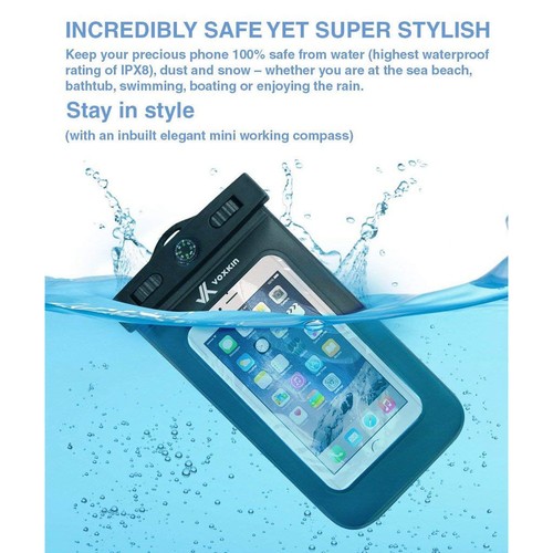 Universal Waterproof Underwater Phone Case Armband Dry Bag Pouch All Smartphones - Picture 2 of 12