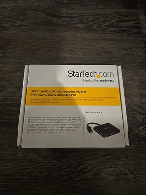StarTech.com USB-C to 4K HDMI Multifunction Adapter with Power Delivery and