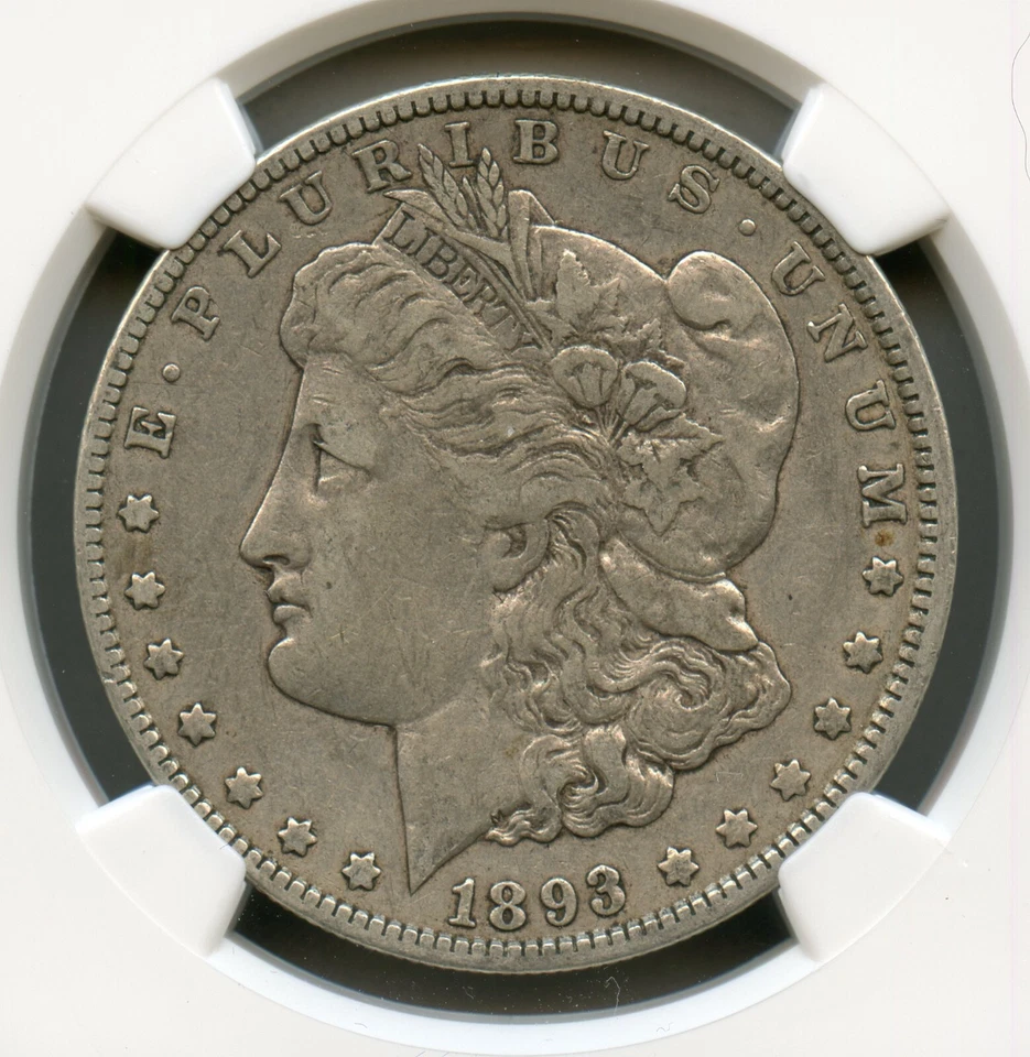 1893 O Morgan Silver Dollar NGC VF 30 - Image 3 of 4