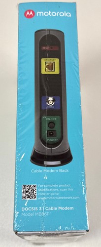 MOTOROLA MB8611 DOCSIS 3.1 CABLE MODEM ULTRAFAST 2.5 GBPS ETHERNET Sealed New - Photo 2/6