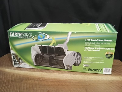 #ad 14quot; Corded Snow Thrower By EarthWise Brand New $114.96