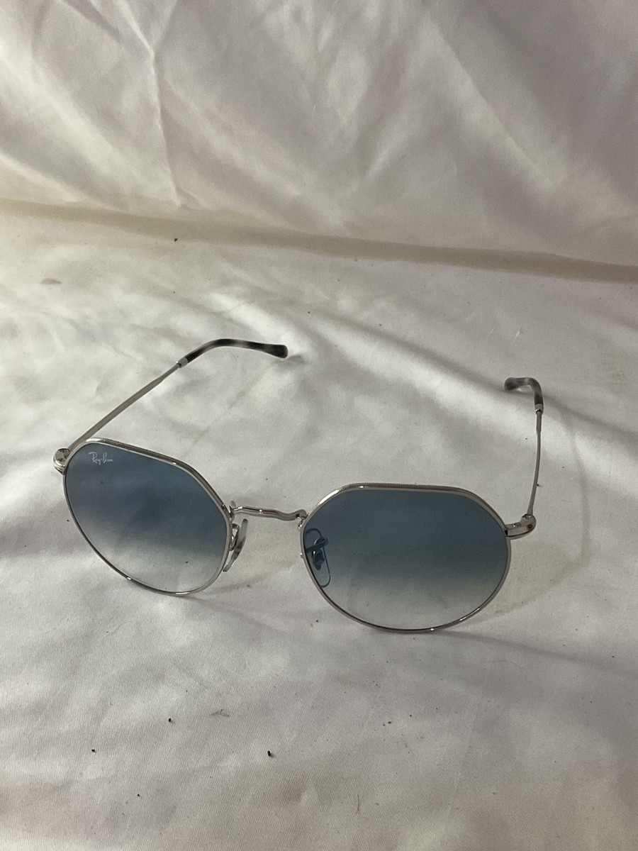 Ray Ban RB3565 Jack 003/3F 53 20 145 2N Silver Framed Sunglasses