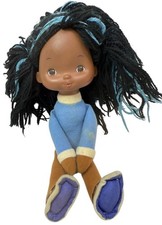 Vintage 1983 Rainbow Brite Indigo 11" Doll Hallmark Mattel AA Rubber Face Head