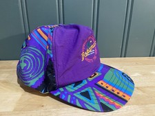 Vintage Bahamas Hat Cap Embroidered 80s 90s Nylon Snapback 1990s Colorful Vtg