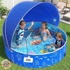 StarOcean 2026 Kiddie Pool with Canopy,Baby Swimming Pool Toddler,Free Shipping