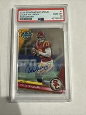 2023 Bowman University Chrome - Chrome Prospect Autographs Caleb Williams #1  