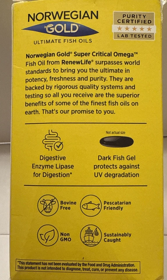 NORUEGO -ORO SUPER CRÍTICO - OMEGA FUERZA MÁXIMA ESENCIAL (EXP-10/27) Foto 4 de 4