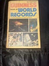 Guinness Book Of World Records Hardcover Edition 1977