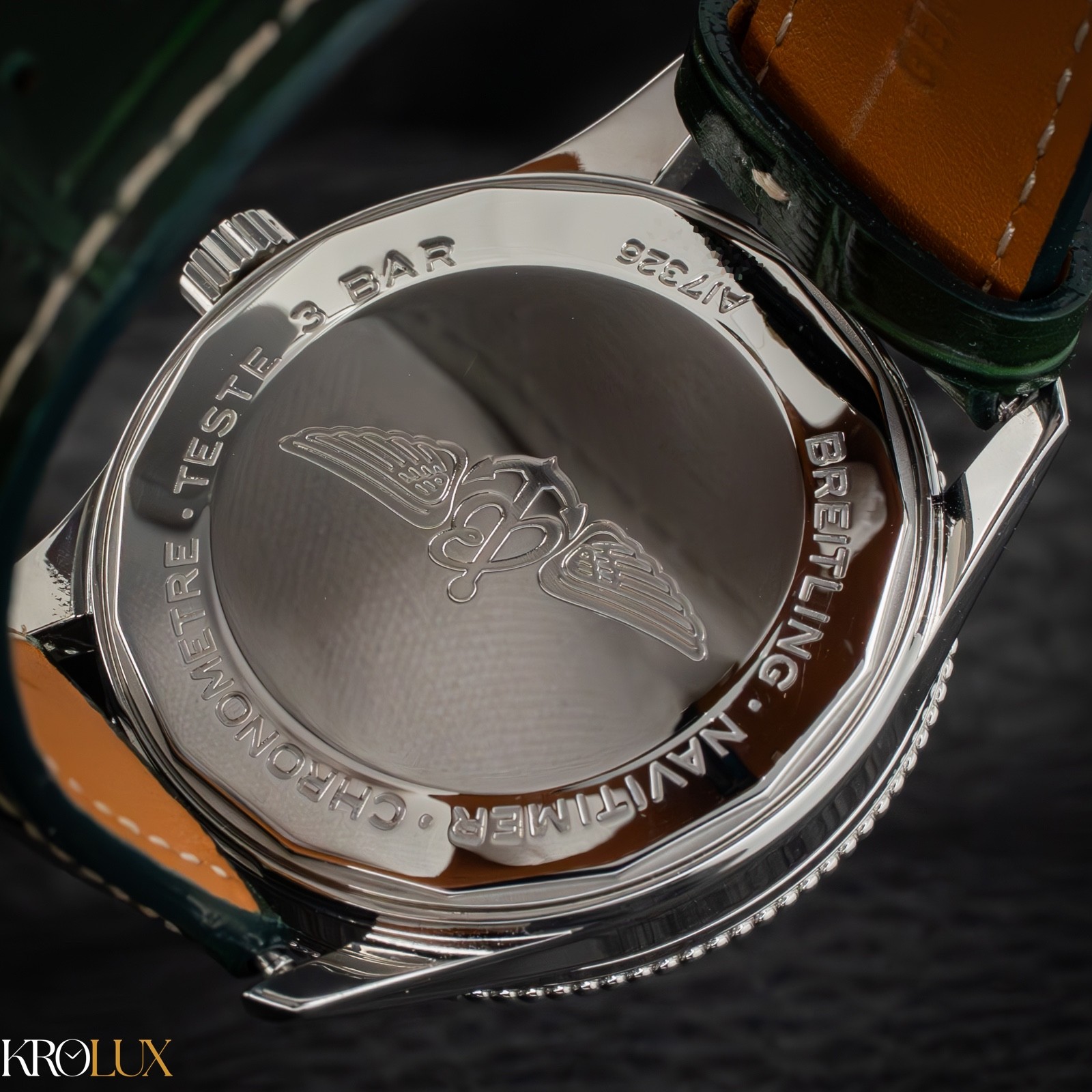 Breitling Navitimer Automatic 41 Green Dial A1732… - image 20