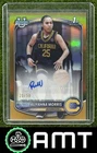 Aliyahna Morris 2025-26 Bowman 20/50 Chrome Prospect Auto Gold Golden Bears