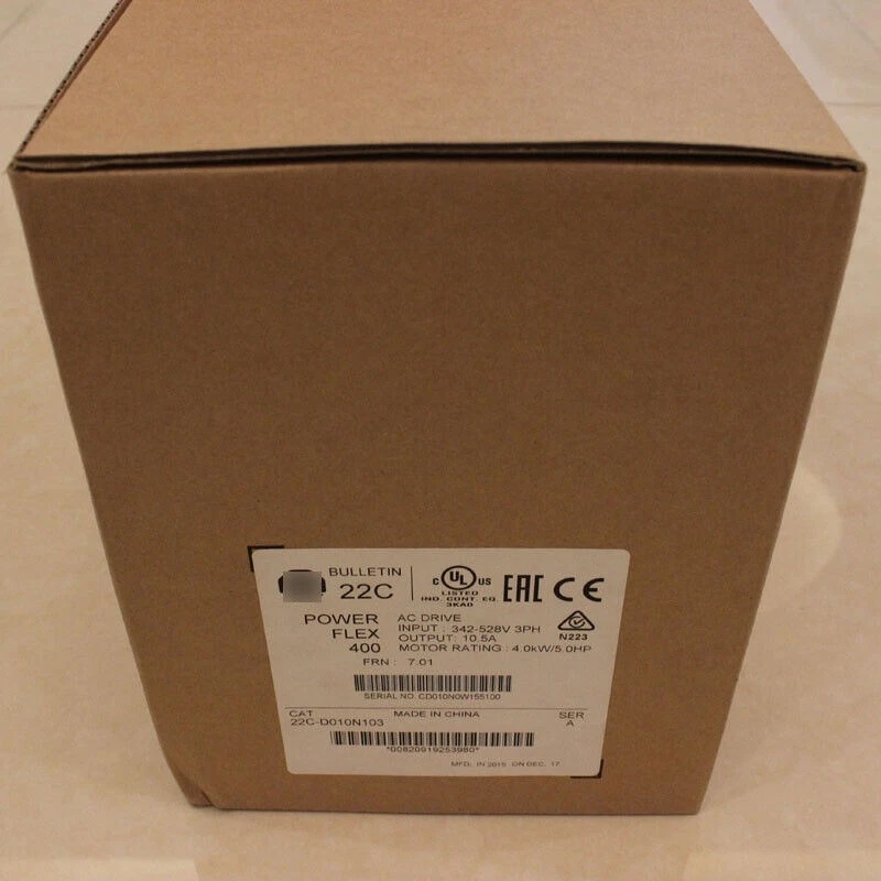 Привод переменного тока Powerflex 400 4 кВт 5 л.с. 22C-D010N103 22C-D010N103 США бесплатный налог - Изображение 3 из 4