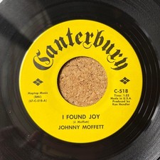 Johnny Moffett I Found Joy 7" Vinyl Northern Soul