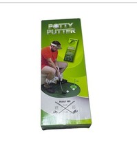 Funny Potty Putter Toilet Time Golf Game Mini Golf - Great Gag Gift