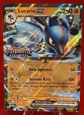 Lucario EX 051/131 Prismatic Evolutions Stamped Promo Pokémon TCG NM 
