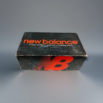 Vintage New Balance Athletic Shoes Original Box Empty Dated 1990 MK800WT