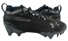 Under Armour Men's Spotlight Pro Suede Football Cleats Black Size:9.5 145N