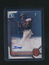 ALEXANDER SUAREZ 2022 BOWMAN CHROME 1ST RC AUTO #CPA-ASR