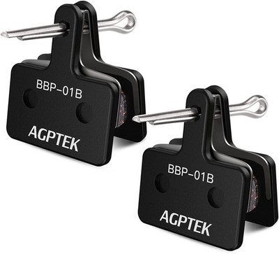 AGPTEK 2X Bremsbeläge Fahrrad, Scheibenbremsbeläge, High Performance Bremsbeläge