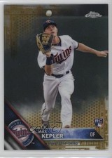 2016 Topps Chrome Gold Refractor 26/50 Max Kepler #138 Rookie RC 14b0