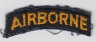 US Army 101st Airborne Scroll Patch Insignia Military TAB Korean War Post WW2
