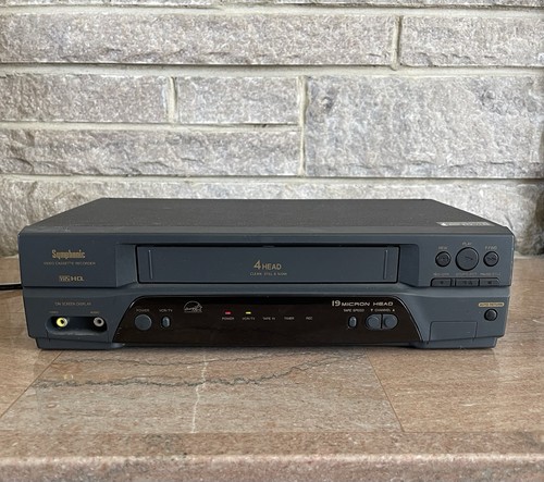 Symphonic SL2940 4-Head VCR VHS Tape Player Recorder w/o Remote -- Parts/Repair