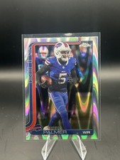 2025 Topps Chrome Football - Joshua Palmer Card 31 RayWave Refractor