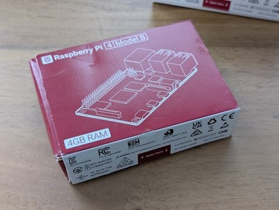 Raspberry Pi 4 Model B, 4GB DDR4 RAM Single Board Computer (RPI4-MODBP-4GB)
