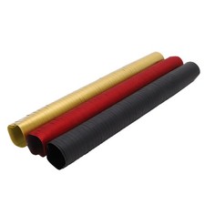 Botella de vino retráctil 150 un. rojo negro oro sello térmico PVC
