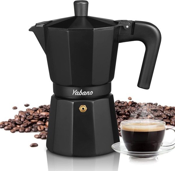 Yabano Espressokocher, Espressomaschine FüR Die Herdplatte 300Ml, 6-Tassen-image