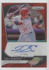2020 Panini Prizm Rookie Auto Red Prizm 66/75 Tres Barrera #RA-TB Auto 5ox