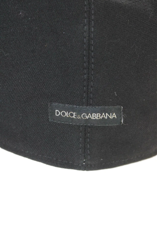 Dolce & Gabbana Mujer Estampado Animal Forrado Noticias Niño Sombrero Negro Talla Única Foto 3 de 4