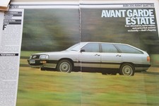 Original 1985 Autocar extracted mag road test: AUDI 200 AVANT QUATTRO