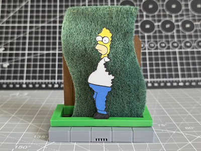 #ad Homer Simpson Sponge Holder The Simpsons Bush Meme Kitchen Bathroom Decor Gift $18.00