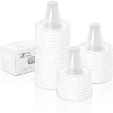 500pcs Ear Thermometer Probe Covers, Lens Filters， Refill 500pcs, White 