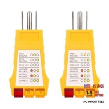2pcs Outlet Tester, Socket Plug inTester for Standard North American AC