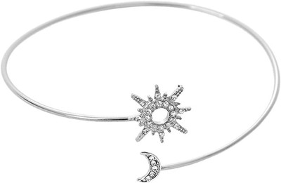 Upper Arm Cuff Armlet Open Cuff Wrap Bracelet Armlet Crystal Sun Moon Arm Bangle