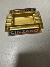 Very Rare Vintage French Art Deco Glass 1920s Cizano Ashtray