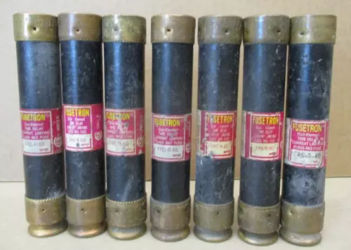 Fusetron FRS-R-60 Amp Fuse Dual-Element Class RK5 Fuse  Lot of 7 Pieces 46670ISU