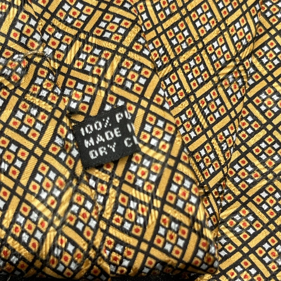 Stefano Ricci 适用于 Saks Fifth Avenue 意大利制造 100% 纯丝绸多色 60 英寸 — 第 4/4 张图片