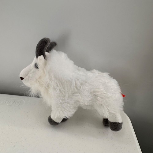 Wild Republic Goat Plush Toy 7" Soft White & Gray Stuffed Animal Mountain Baby a - Picture 7 of 9