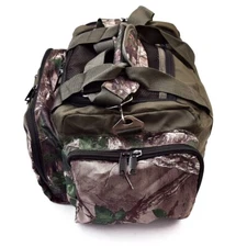 Handmade Small Camo Duffle Bag Hunting Fishing Gear Catch-All Carry-On Organizer