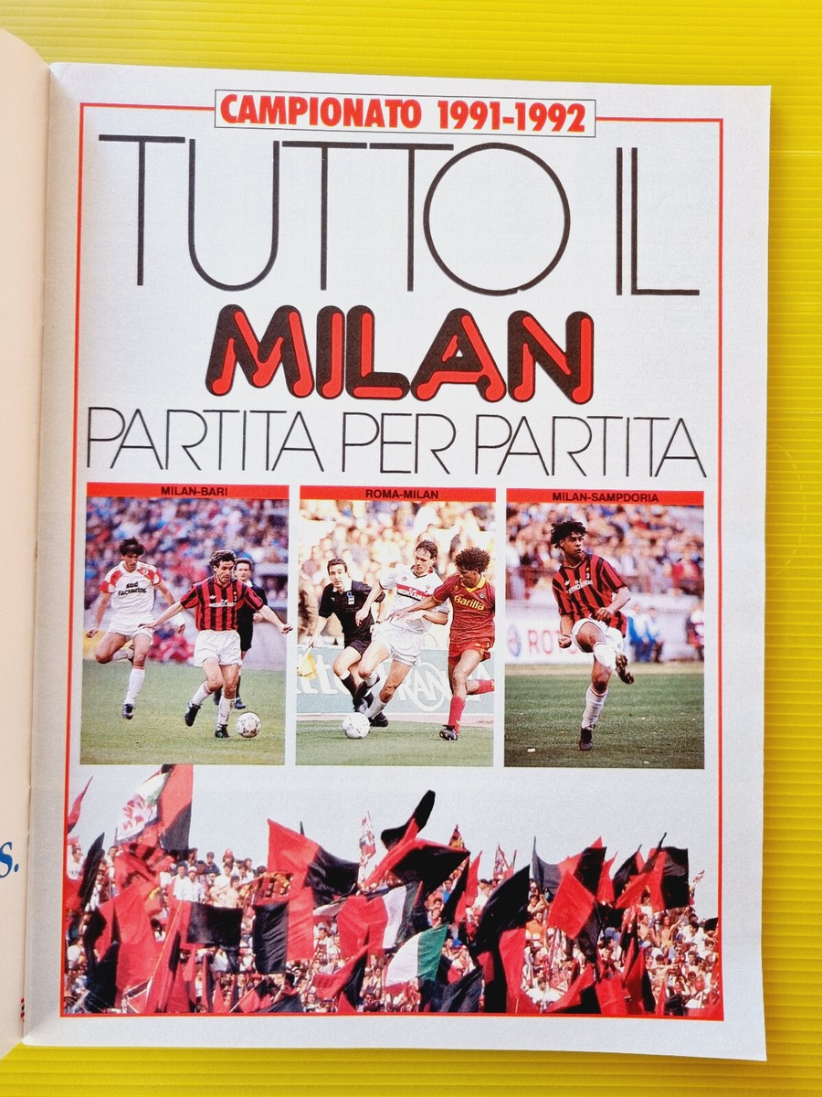 Magazine Forza Milan N°4 1992 – Poster Costacurta – Couverture Van Basten – Nostalgie AC Milan