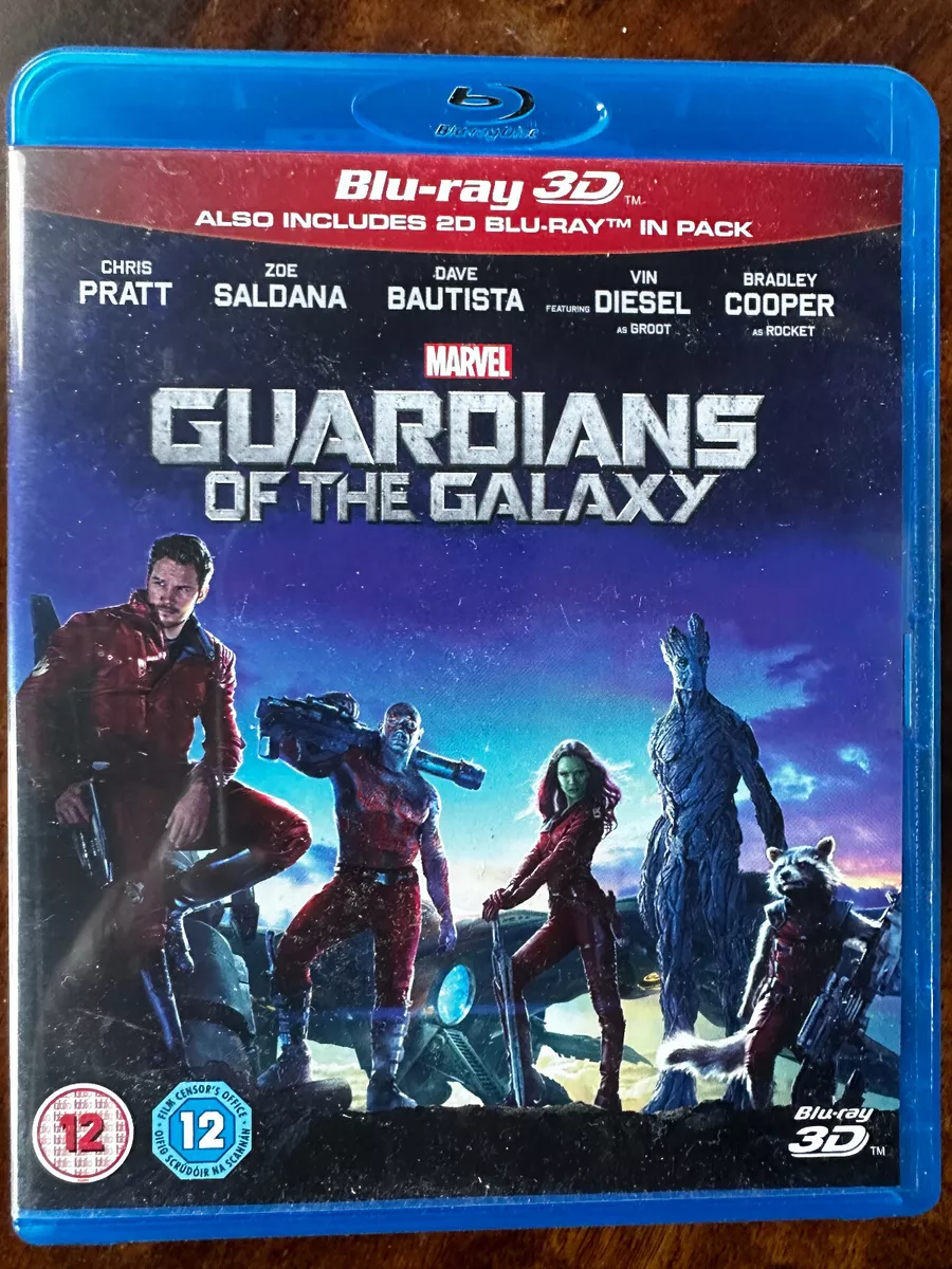 Guardians of the Galaxy 3D + 2D Blu-ray 2014 Marvel Movie