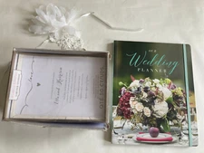 50 Wedding Invitations & Reply Cards & Book of wedding planner and a Bracelet