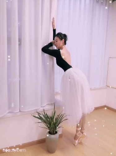 Ballet Skirt 80cm Long Ballet Tutu Ballet Lyrical 2 Layers Tulle With Lining - Bild 18 von 20