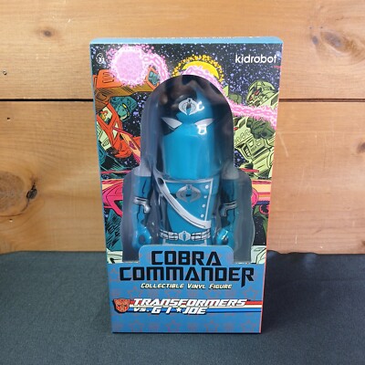 Kidrobot Transformers vs. GI Joe Cobra Commander Collectible Vinyl Figure