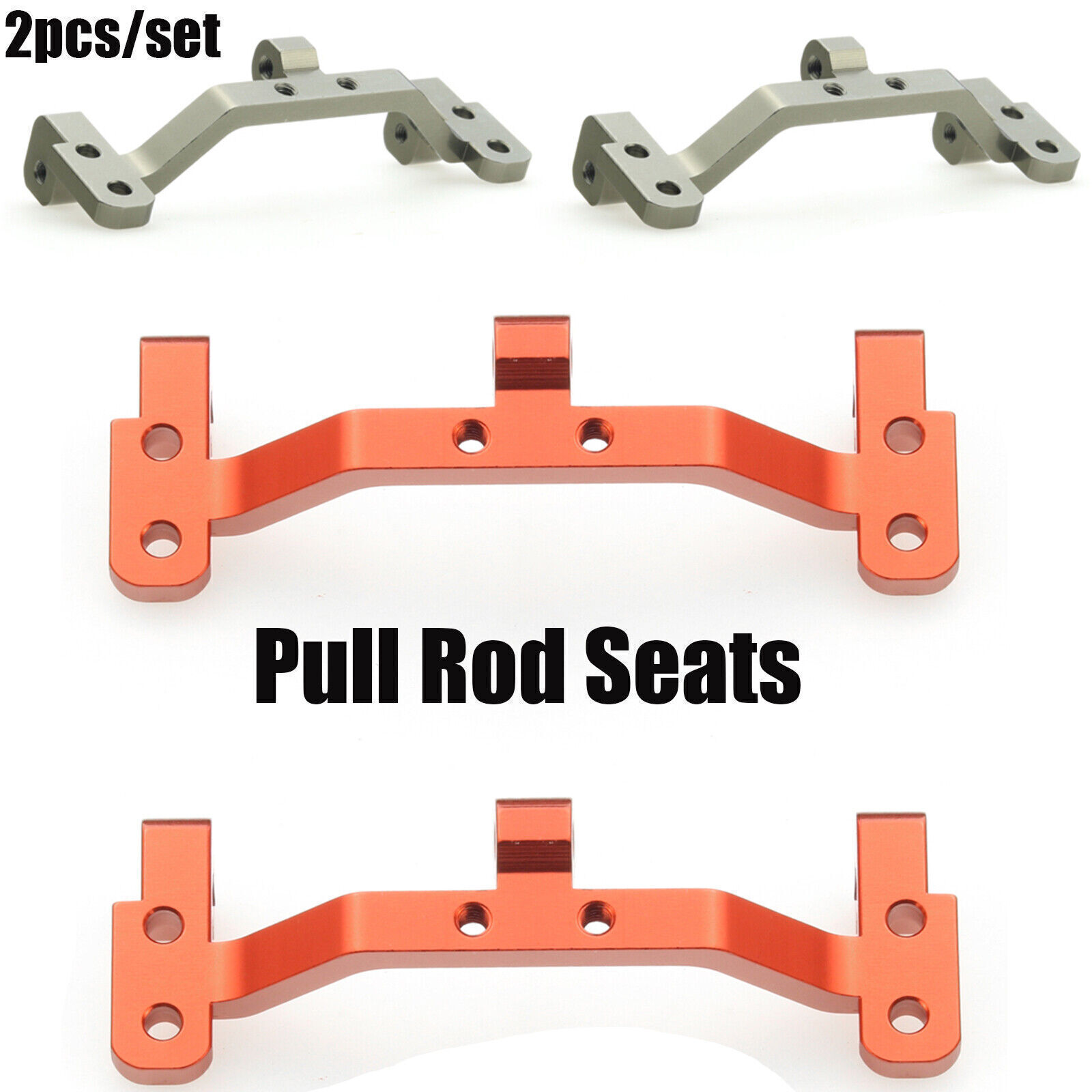 2X Metal Pull Rod Seat Upgrades for MN 1:12 RC Models 90 90K 91K 91 D90  