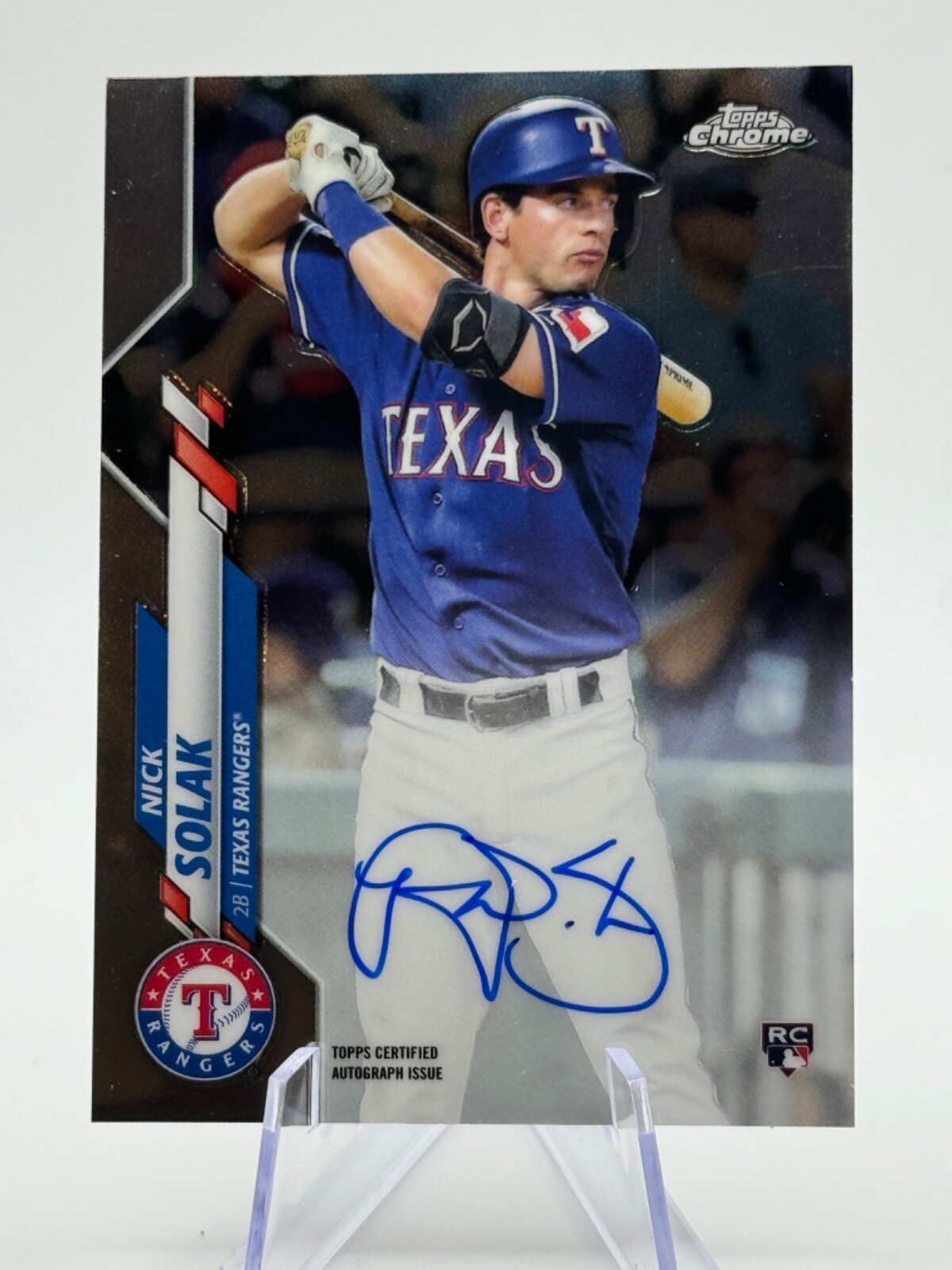 2020 Topps Chrome #RA-NS NICK SOLAK (RC) | Rookie Autograph