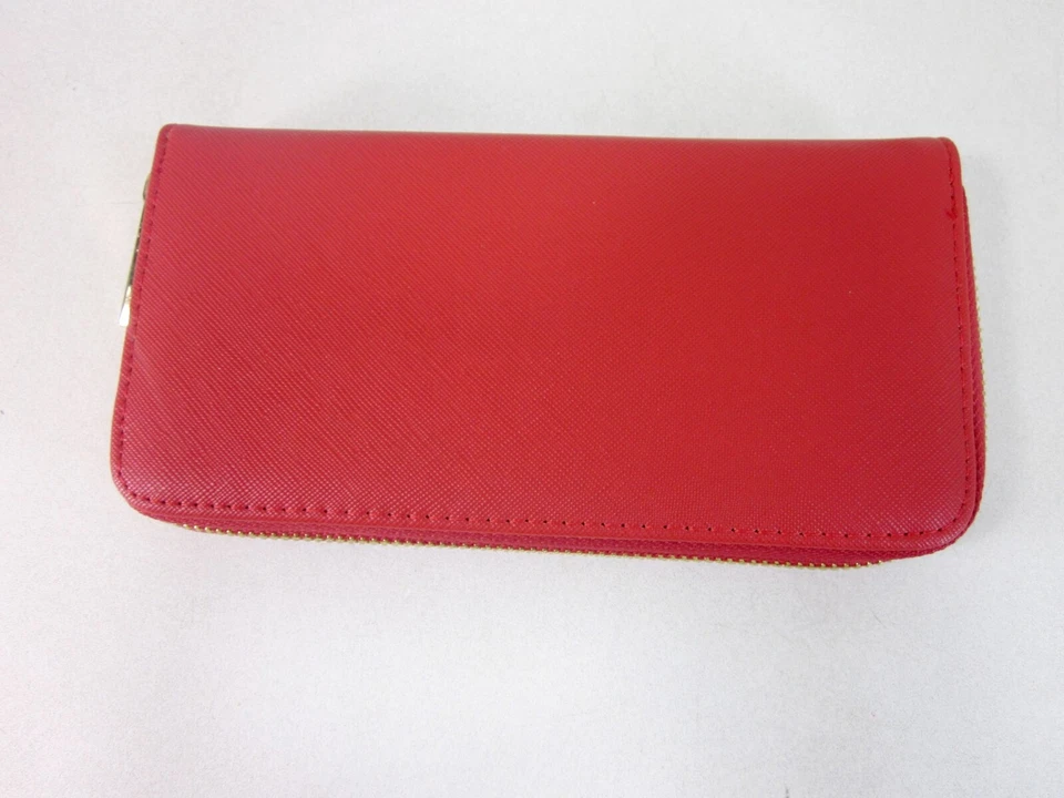 COLECCIÓN DS BY DASEIN MUJER MULTI BOLSILLOS BOLSO DE MANO CON CARTERA, ROJO, NUEVO Foto 4 de 4